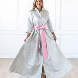 GLORIA DRESS IN JACQUARD MINT FLORAL