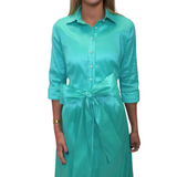 GLORIA DRESS IN TIFFANY BLUE