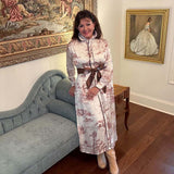 JILL DRESS BROWN TOILE