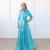 GLORIA DRESS IN TIFFANY BLUE