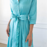 GLORIA DRESS IN TIFFANY BLUE