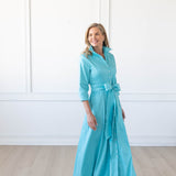 GLORIA DRESS IN TIFFANY BLUE