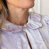 SARAH DRESS IN LAVENDER TOILE