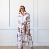 JILL DRESS BROWN TOILE