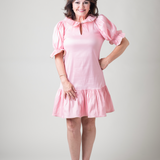 SARAH DRESS IN BUBBLEGUM