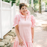 SARAH DRESS IN BUBBLEGUM