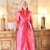 EMMA DRESS IN TEABERRY