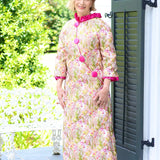 KATHERINE KAFTAN IN GARDEN
