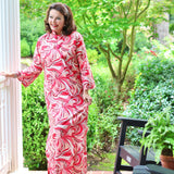 LESSIE KAFTAN IN ROSE & RASPBERRY