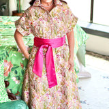 KIM DRESS IN GARDEN