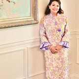 KATHERINE KAFTAN IN LAVENDER GREEN