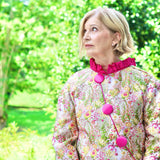 KATHERINE KAFTAN IN GARDEN