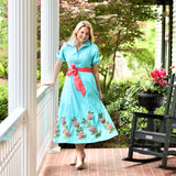 TIFFANY DRESS IN BLUE FLORAL