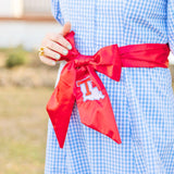 TIFFANY DRESS IN BLUE GINGHAM