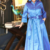 GLORIA DRESS IN ROYAL BLUE