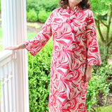LESSIE KAFTAN IN ROSE & RASPBERRY