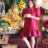 JENNIFER DRESS IN MAROON