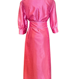 EMMA DRESS IN TEABERRY